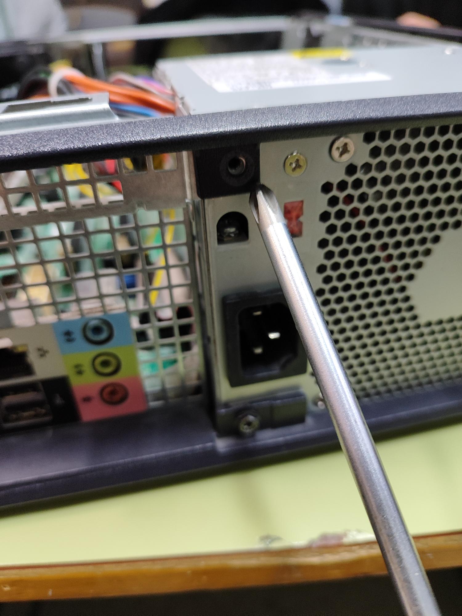 Desconectar alimentación