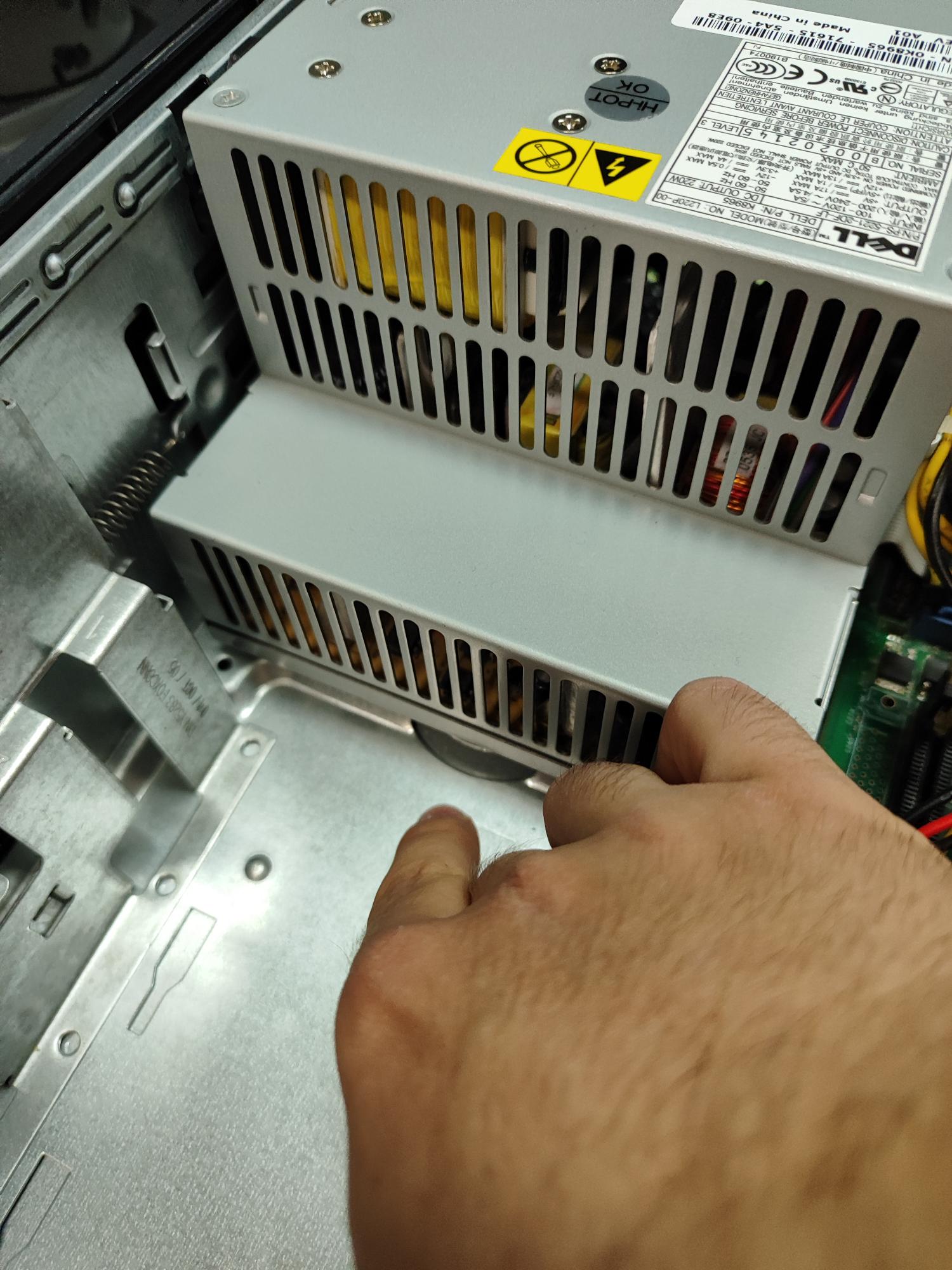 Extraer alimentación